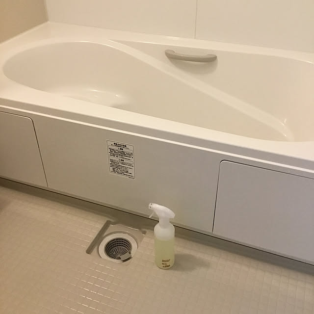 キッチン用ブリーチ,小掃除,お風呂掃除,お風呂,シンプルインテリア,旗竿地,シンプルライフ,Bathroom fumiの部屋