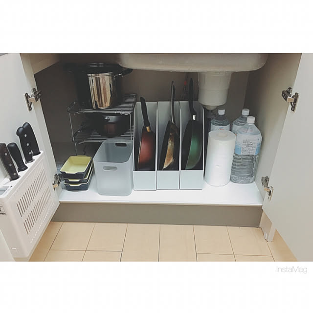 Kitchen,ファイルボックス収納,クリアボックス,ダイソー,d-room,賃貸,Daiwaハウス,無印良品,ニトリ,ミニマリストに憧れる,引っ越し,シンプル,ナチュラル,ホワイトインテリア bibiの部屋