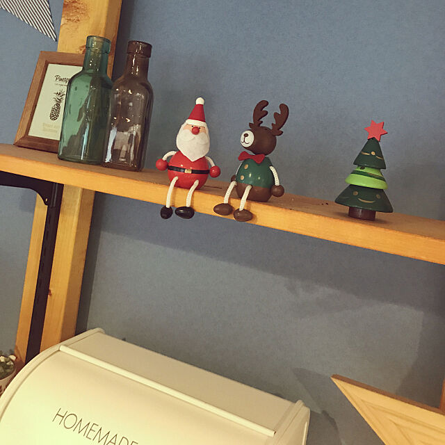 My Shelf,クリスマス,ダイソー,100均,ブレットボックス,ニトリ 2boyMAMAの部屋