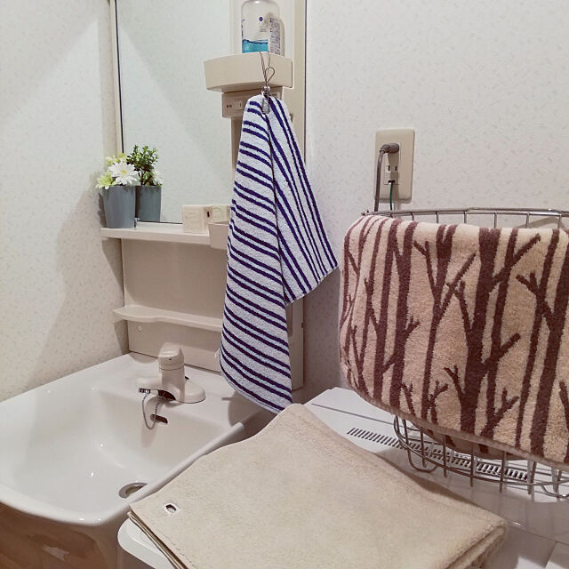 Bathroom,一人暮らし,1K,タオル,バスタオル,バスマット,SCOPE yukiの部屋