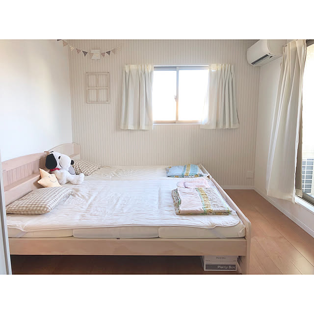 模様替え,体圧分散プロファイル敷布団,マットレス,寝室,ニッセン,ナチュラルインテリア,Bedroom makochi.mの部屋