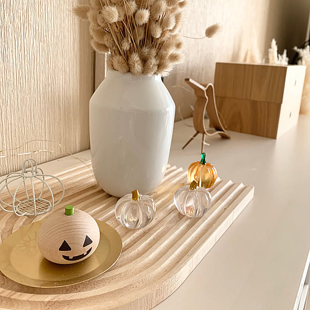 My Shelf,手軽にインテリアを楽しむ,プチプラインテリア,100均,セリア,ナチュラルインテリア,ハロウィン,マンション暮らし,ig→kiyo_home,子どもと暮らす kiyoの部屋
