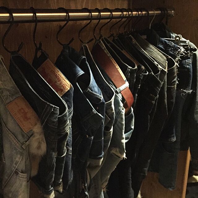 My Shelf,衣類収納,デニム,男前 soraの部屋