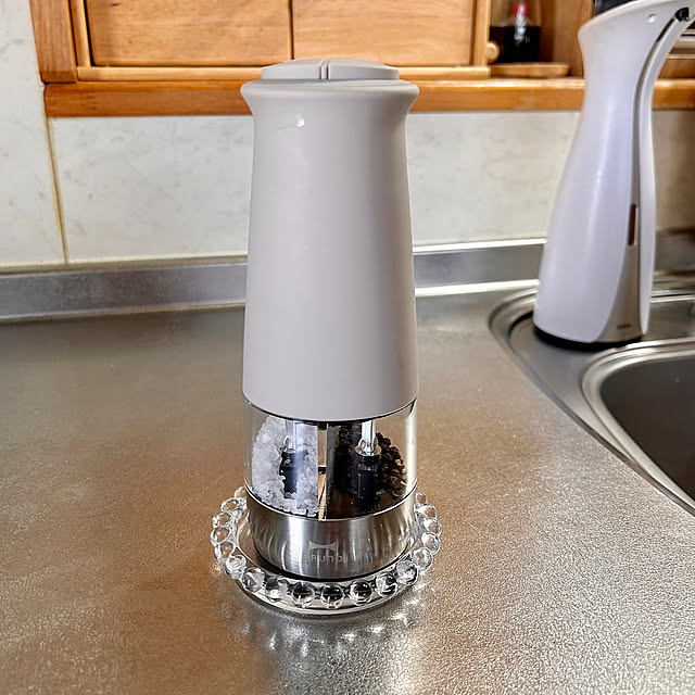 Kitchen,オイルポット,ベルメゾン,ベルメゾンで購入,ブルーノ電動ミル,ブルーノ,電動ミルソルト&ペッパー,キッチン道具,築22年,WB工法,WBHOUSE juncocoの部屋