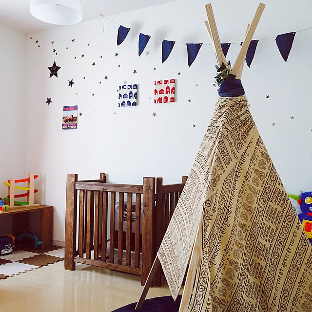 いつでもキャンプ気分!?かわいいテントのあるお部屋