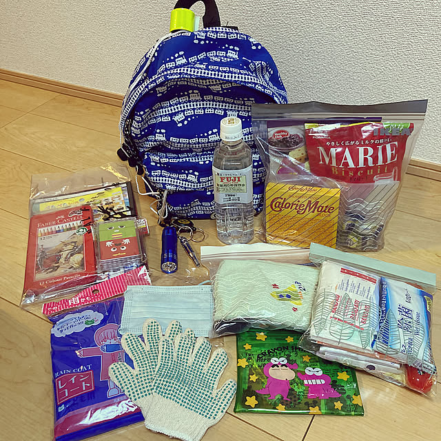もしもの時の備え,避難グッズ,防災リュック,防災対策,防災用品,避難用リュック,子供用リュック,わが家の防災,My Desk Saiiiの部屋