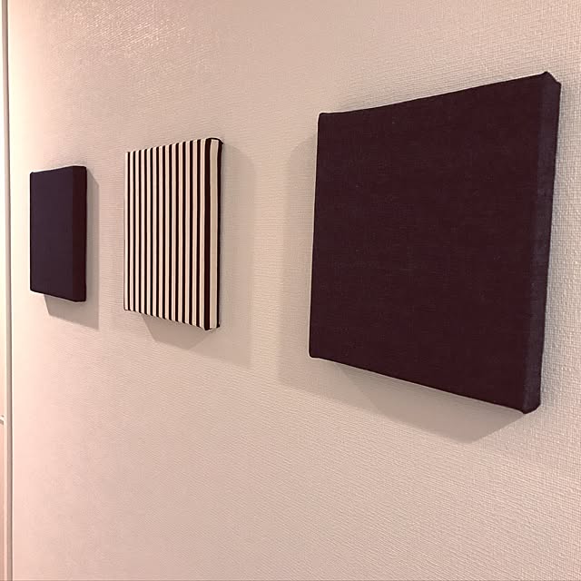 100均,セリア,ハンドメイド,ファブリックパネル,新築マンション,On Walls m02k0s2の部屋