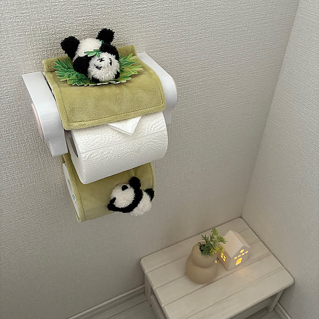 Bathroom,モニター投稿,トイレ,フェリシモ,ペーパーストッカー,パンダのいる暮らし chunpinaの部屋