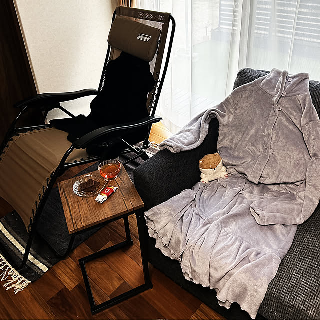 Lounge,買ってよかったもの,お気に入り,寒い季節,RoomClipショッピング,ムートンラグ,すっぽり,おしゃれ,寒い朝に負けない,湯冷めしない,あたたか,着る毛布,デコホーム,ニトリ,あったかグッズ yunyumの部屋