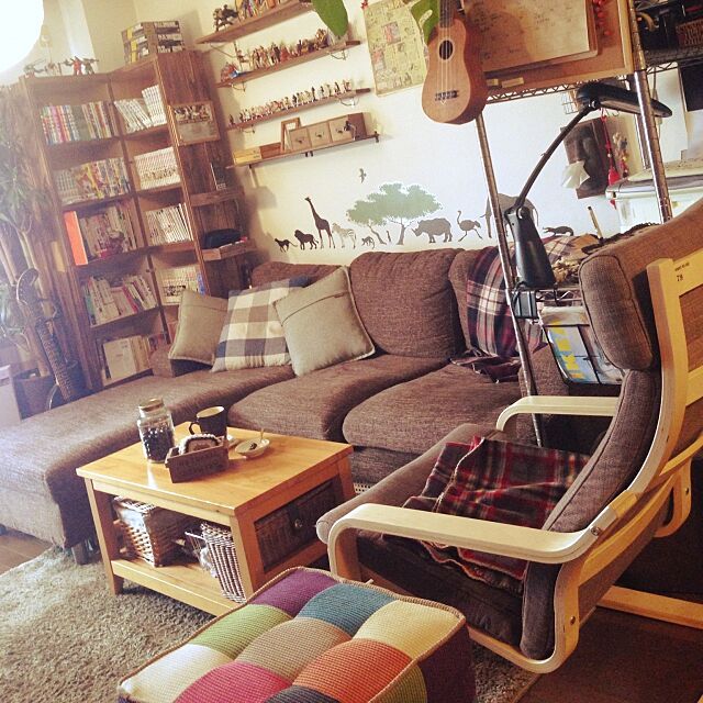 Lounge,ソファ,ニトリソファー,IKEA yukoの部屋