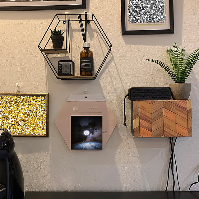 My Shelf,コンセントを隠したい,コンセントカバーDIY,コンセントカバー,コンセント隠し,ウォールシェルフ,DIY,観葉植物,マスキングテープ　壁,ダイソー kana.taの部屋