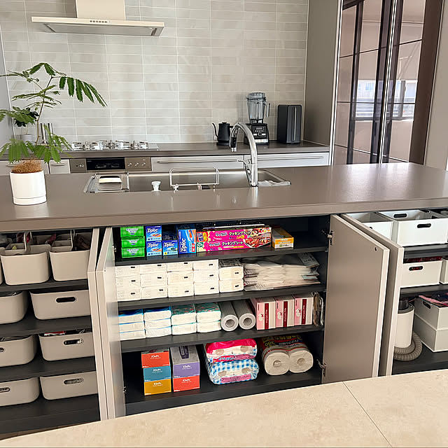 Kitchen,猫グッズ収納,ストック収納,キッチン収納 m.e.a.sの部屋
