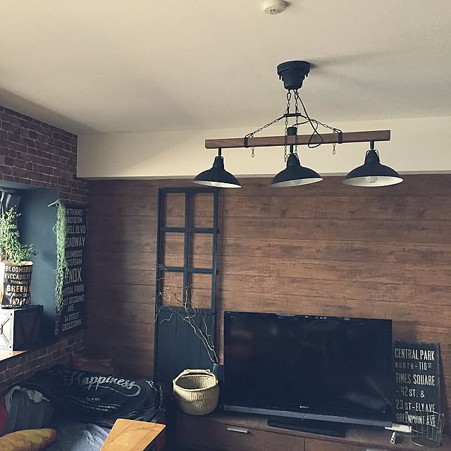 Lounge,照明,カフェ風,男前,壁紙屋本舗 megu...の部屋