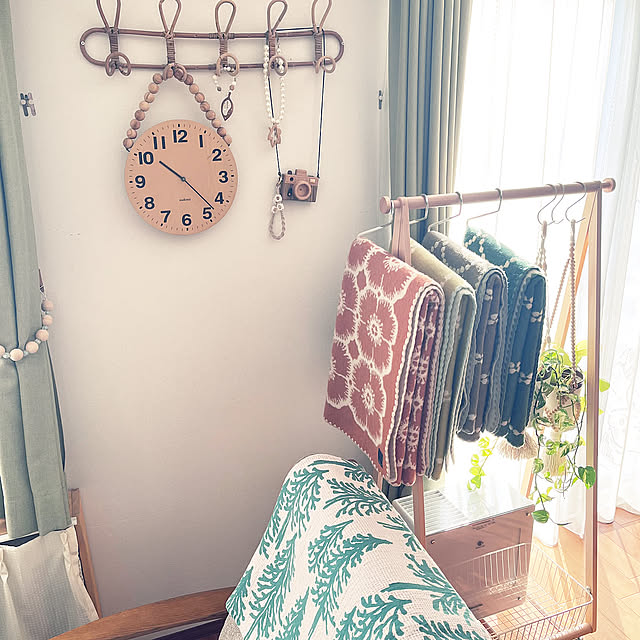Lounge,アネモネ,タンバリン,ブランケット,コットンブランケット,ミナペルホネンのブランケット,メッツァ ikの部屋