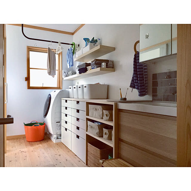 Bathroom,HAY,lack,STUVA,イケア75,IKEA,DIY,サブウェイタイル,無印良品,収納,サニタリールーム tatsuyaの部屋