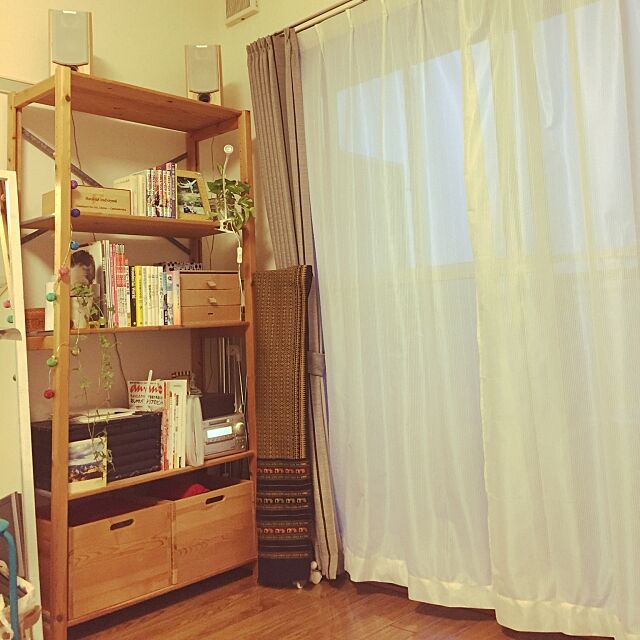 My Shelf,引越したばかり,賃貸,ひとり暮らし,無印良品 Eririnの部屋