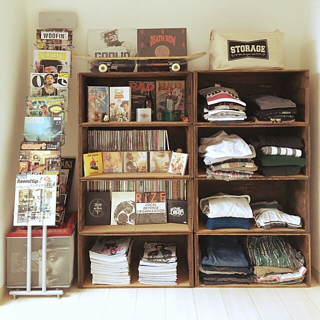 My Shelf,リンゴ箱リメイク,ハンドメイド,DIY,100均,セリア,ダイソー HARUの部屋