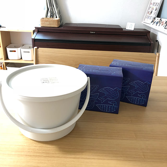 My Desk,ロハコ限定,ロハコデザイン,バケツ,北欧,北欧ナチュラル,建売,こどもと暮らす,赤ちゃんのいる暮らし,無印良品,つけ置き kotokoの部屋