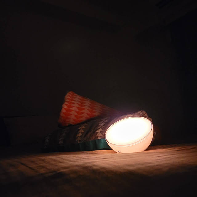ポータブルライト,寝室の照明,Philips Hueアンバサダー,スマート家電,Philips Hue,間接照明,電球,On Walls WRoomの部屋
