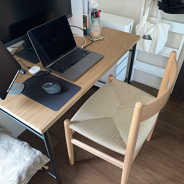 RoomClipショッピングで買ったモノ,作業スペース,賃貸インテリア,BenQ,無印良品,雑貨,ワークスペース,My Desk maaの部屋