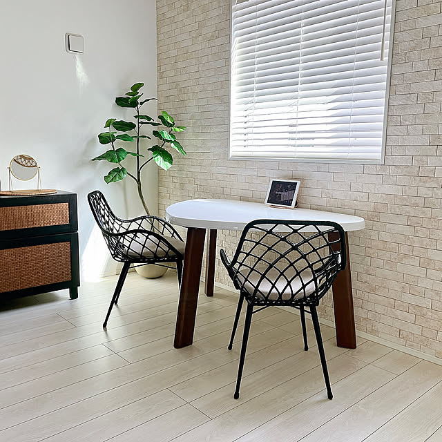 Kitchen,IKEA,ダイニング,ダイニングテーブル,エコカラット,ウッドブラインド,ダイニングチェア,建売住宅,LIXIL,LIXILエコカラット,フォローすごく嬉しいです♡,ニチベイ,いいね、いつもありがとうございます♡,アジア工房,ニチベイウッドブラインド,いつも見てくださって、感謝です♡,建売住宅でも自分らしく,建売だけど心地よく cotoriの部屋