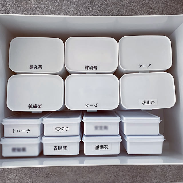 くすり箱,くすりのストック,くすりの収納,薬箱,100均アイテム,My Shelf NONOの部屋