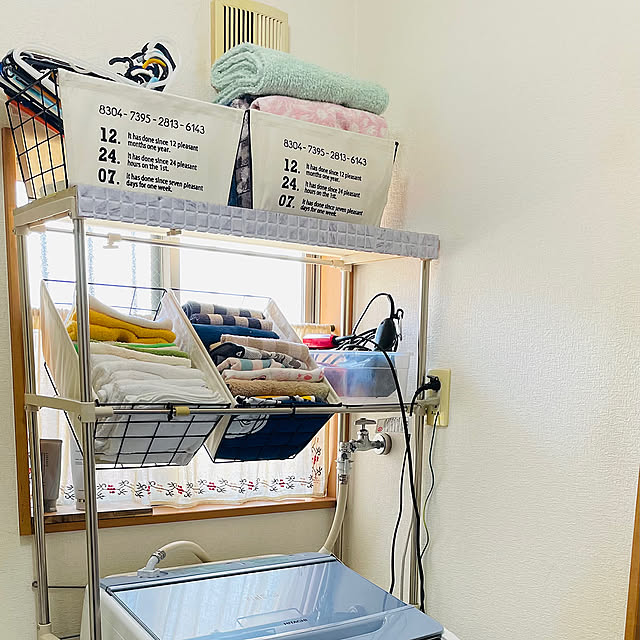My Shelf,洗濯機上収納,100均,DIY,セリア nasa-1122の部屋