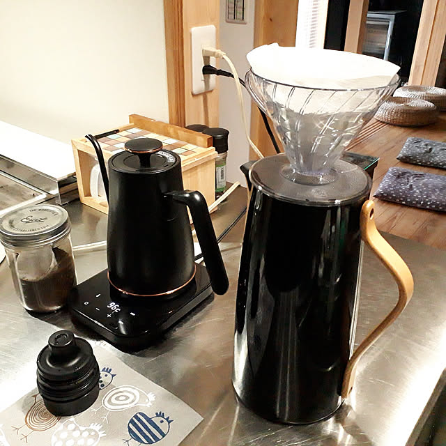 Kitchen,おうち見直しキャンペーンで買ったもの,ステルトンバキュームジャグ,コーヒージャグ,コーヒーのある暮らし,癒し,おうち時間,楽しい生活,シンプルな暮らし,運営の方々に感謝,心地よい暮らし,コーヒー,コーヒータイム,RoomClipショッピング kazuraの部屋