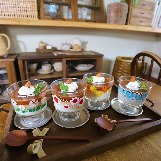 My Desk,おうちカフェ,コーヒーゼリー,アデリアレトロ slow-lifeの部屋