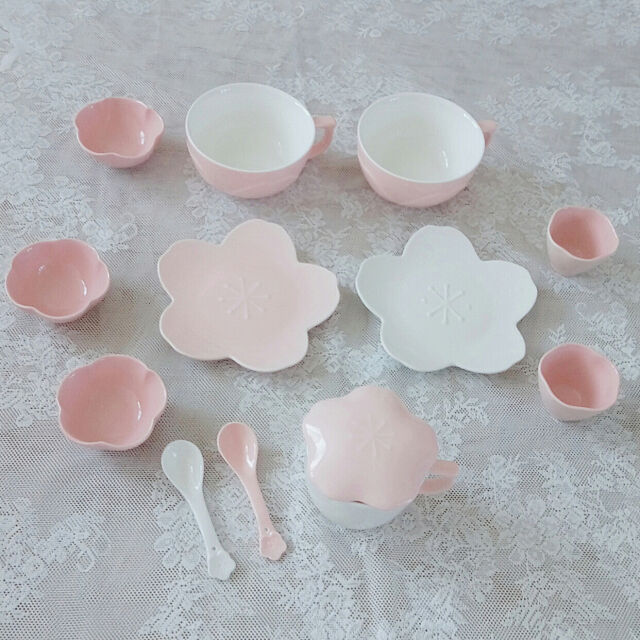 Kitchen,ピンク,Pink,韓国,春の訪れ,桜の花,桜のお皿 eunmiの部屋