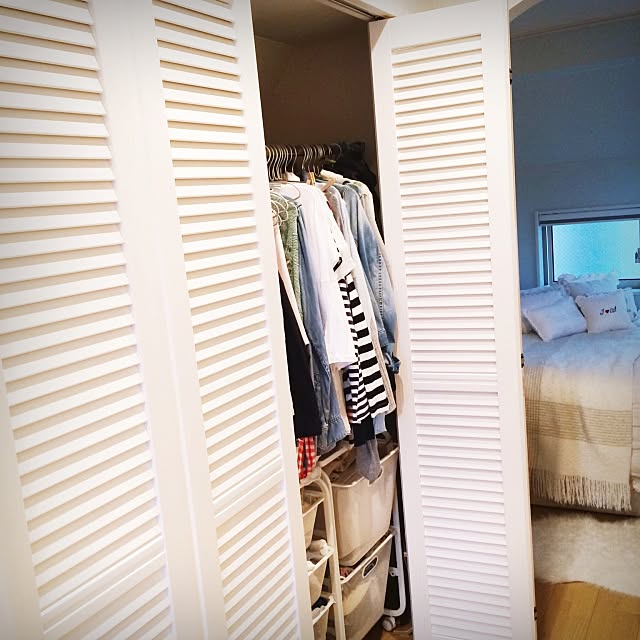 My Shelf,無印良品,衣替え,IKEA,ルーバー lovecatの部屋