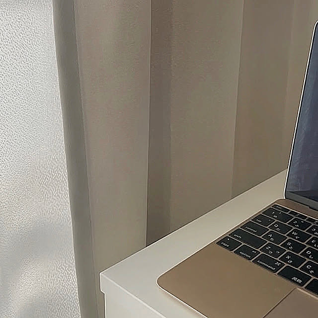 カーテン,無印良品,ナチュラル,シンプル,On Walls,ベージュ,シンプルが好き machi.812_roomの部屋