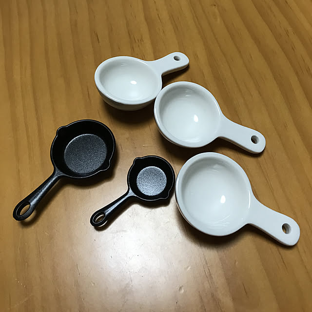 Kitchen,スキレット型計量スプーン,seria ♡,仮住まいちぅ,雑貨,100均,セリア,ホワイトインテリア nacchintunnの部屋