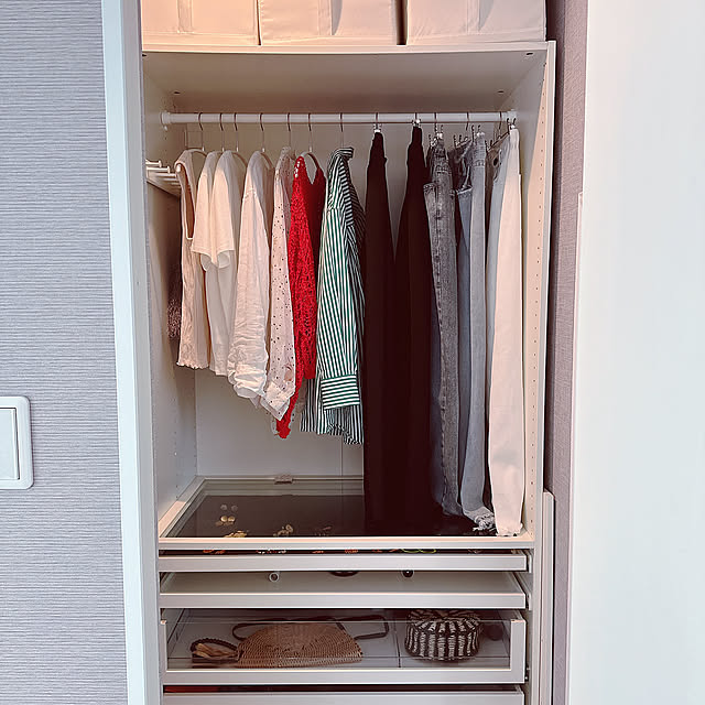 My Shelf,脱衣所収納,衣替えを楽にしたい,衣替え楽々,衣替え終わりました,衣替え,IKEA 棚,IKEA,クローゼット 収納,クローゼットの中,クローゼット収納,クローゼット,すっきり暮らす,家事ラク,掃除を楽に,掃除しやすい家,収納スペース cocoの部屋