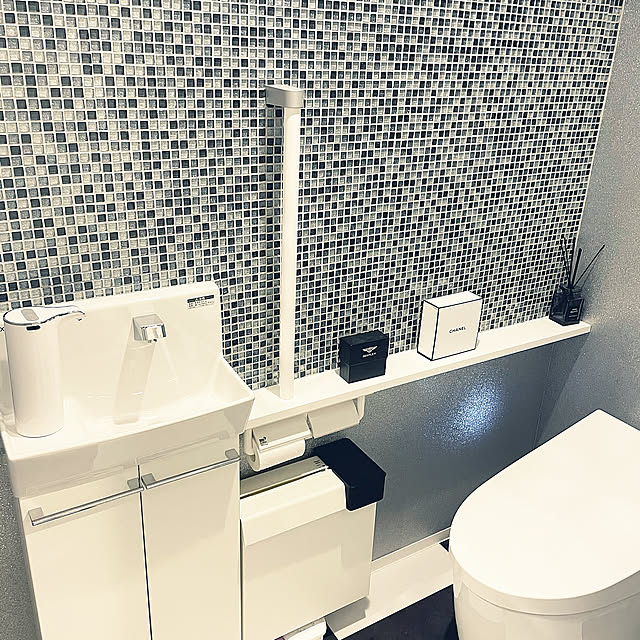TOTOネオレスト,トイレ,やめたこと,セカンドハウス,リノベーション,Bathroom,ナゴヤタイル　スィートグラス nackeyの部屋