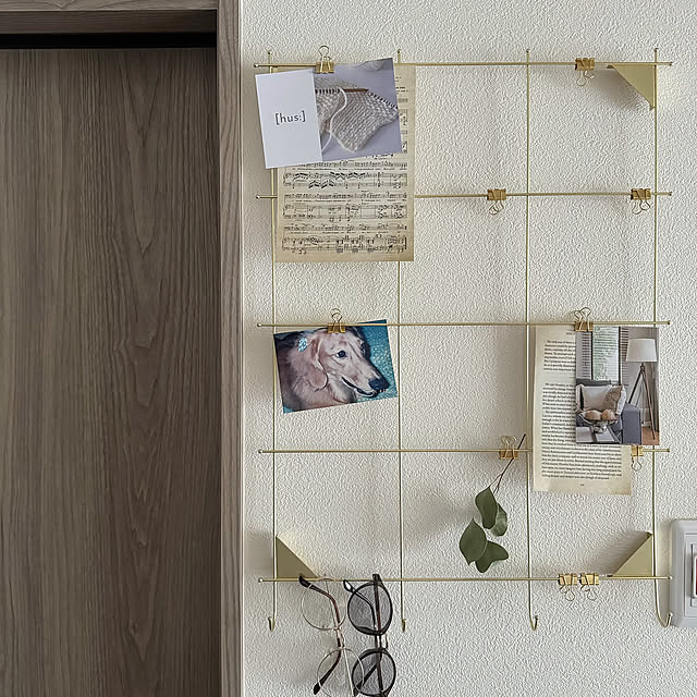 On Walls,ドライフラワー,壁面ディスプレイ,ポストカード,IKEA,ミールヘーデン,ナチュラルカラー _mimiamimiの部屋