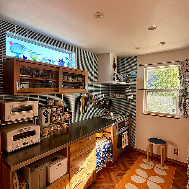Kitchen,アラジンコーヒーブリュワー,マグカップラック,バルミューダ トースター,アラジントースター,パペリナ キッチンマット,パペリナ,artek,artekスツール,Artekt Stool 60,オーダーキッチン ステンレス天板,オーダーキッチン,イッタラバード,好きな眺め,雑貨,北欧,北欧雑貨,北欧インテリア,北欧風,北欧ヴィンテージ,北欧好き,北欧テイスト,北欧スタイル,北欧風インテリア,北欧ポップ maric323の部屋