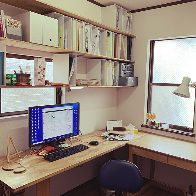 書斎,My Shelf,DIY,My Desk yayoiの部屋