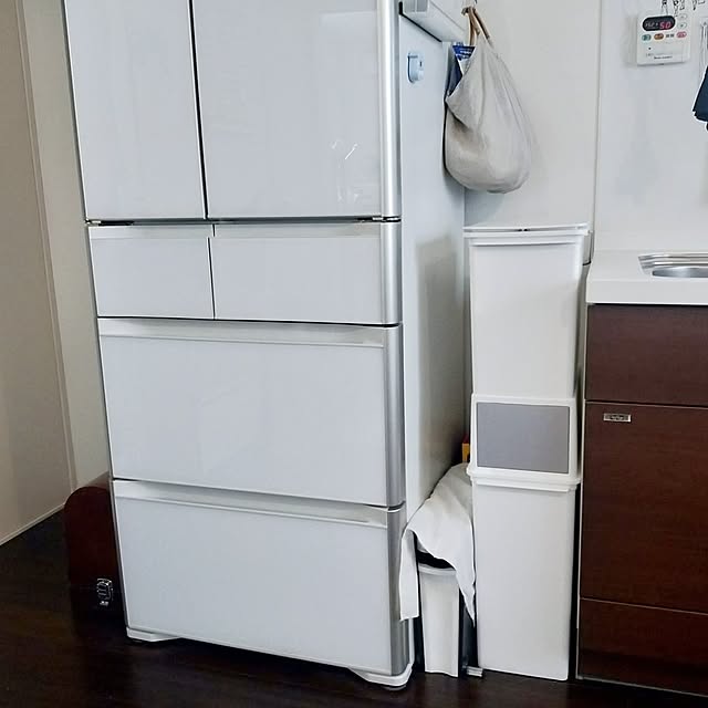 Kitchen,ゴミ箱,like-itダストボックス,モルモット,狭いキッチン,フォロー＆いいね！ありがとうございます☆ roomicの部屋