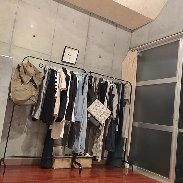 Lounge,モノトーン,照明,simple,賃貸,IKEA,デザイナーズ,白黒グレー,無機質,男前,塩,塩インテリア,シンプル,無印良品,塩シンプル,コンクリート打ちっ放し,100均 m_______yuの部屋