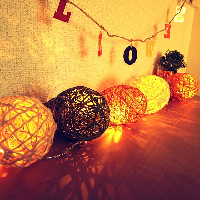 Lounge,照明,セリア,幸せ気分♪,100均,賃貸,DIY,LEDライト gumiminの部屋