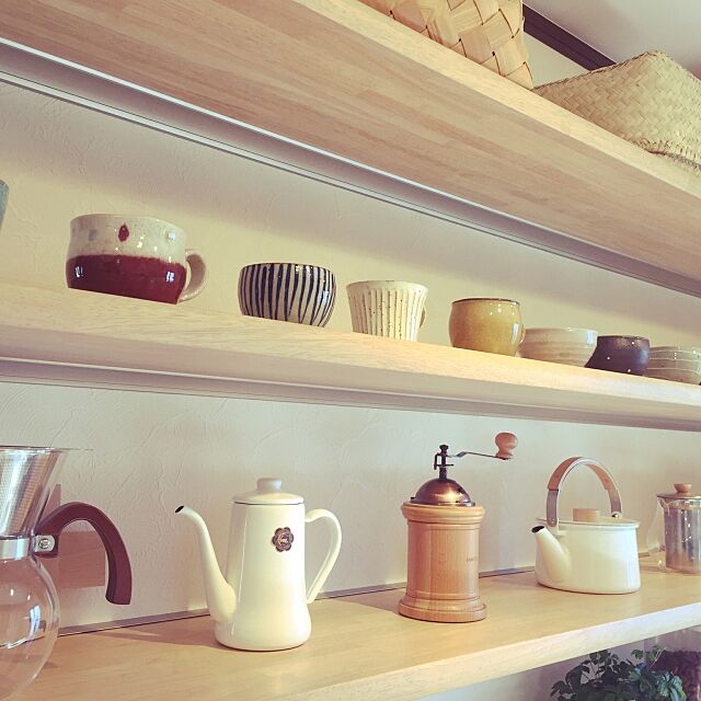 My Shelf,北欧,雑貨,北欧キッチン,収納,カフェ風 runchanの部屋