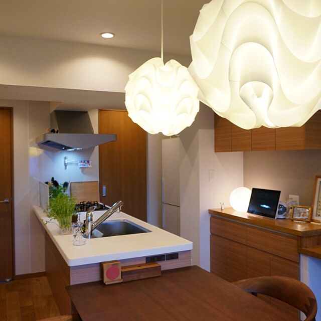 Kitchen,キッチン,照明 kinako_shiro_ginの部屋