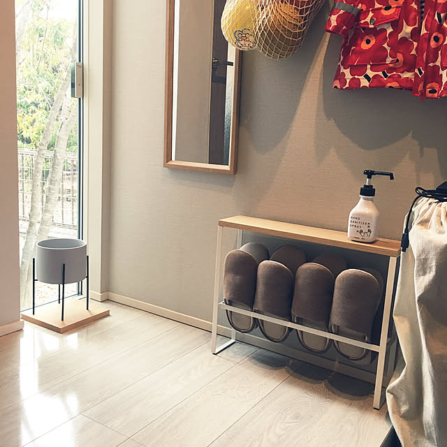 スリッパラック,RoomClipショッピング,冬のお買い物応援フェス第3弾,北欧好き,建売住宅,こどもと暮らす。,山崎実業,山崎実業 tower,モノギャラリー,Entrance mapleの部屋