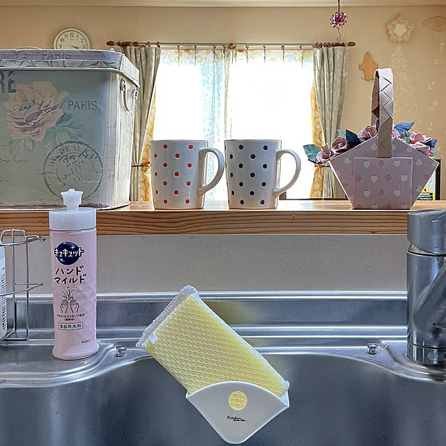 Kitchen,セリア,スポンジ置き場,いつもありがとうございます❤️ chiiyanの部屋