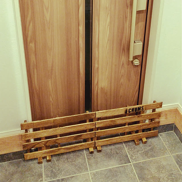 Entrance,100均,DIY,すのこ,ダイソー,ドッグフェンス,ブライワックス ジャコビアン K.K.の部屋