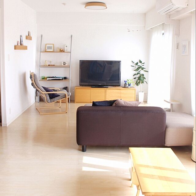 Lounge,チェア,IKEA,北欧,テレビボード,無印良品,無印,ソファベンチ mujikkoの部屋