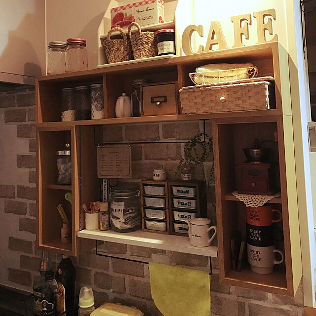 Kitchen,無印良品の壁に付けられる家具,ダイソー,雑貨,セリア,3Coins ayuhiの部屋