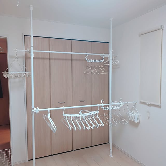 Overview,部屋干し派,突っ張り式物干し,ランドリールーム mami3725の部屋