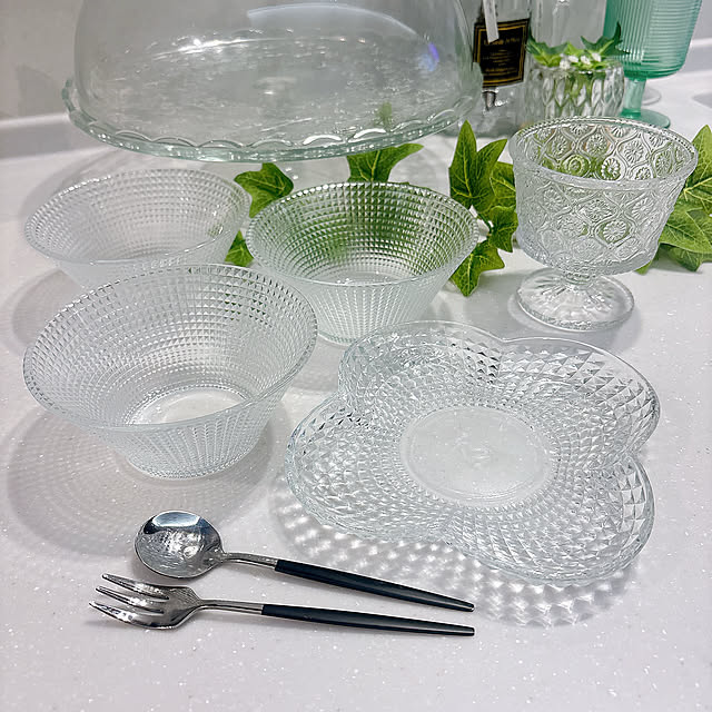 Kitchen,高見え,ナチュラルキッチン,seria,ガラス,ガラスの器,お皿,お気に入りの器,一人暮らし,お料理,平屋暮らし,インテリア,雑貨,100均,Daiso,春 tomatoの部屋